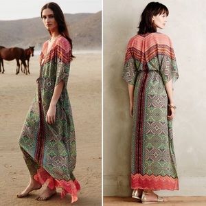Anthropologie Vanessa Virginia Caftan Dress